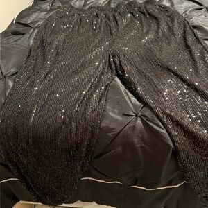 Lane Bryant Sparkling Black Joggers